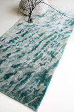 Load image into Gallery viewer, Green Agate Abstract Long Rug