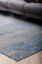 画像をギャラリービューアに読み込む, Rugs Abstract Foliage Blue and Gray Handknotted Silk Rug - 240x300