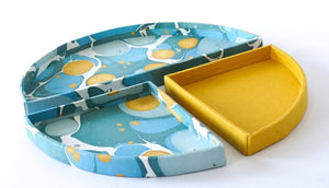 Tabletop Decor Bento Tray Blue Mustard -