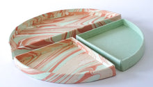 Cargar imagen en el visor de la galería, Tabletop Decor Bento Tray Blush Mint -