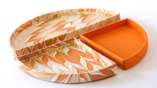 Cargar imagen en el visor de la galería, Tabletop Decor Bento Tray Orange -