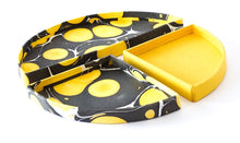 Load image into Gallery viewer, Tabletop Decor Bento Tray Yellow Black -