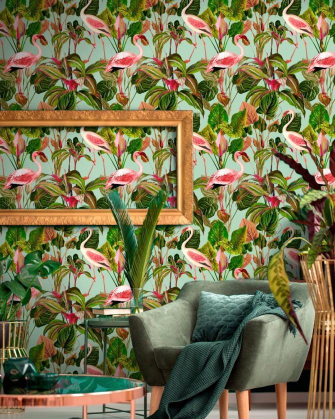 Wallpaper Beverly Hills Mint -