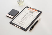 Load image into Gallery viewer, Desk Accessories Black Rose Gold Ring Clipboard - A4 Portrait