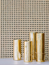 Cargar imagen en el visor de la galería, Tabletop Decor Brass Cylinder Vases - Small