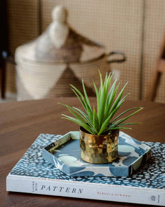 Tabletop Decor Brass Mini Planter -