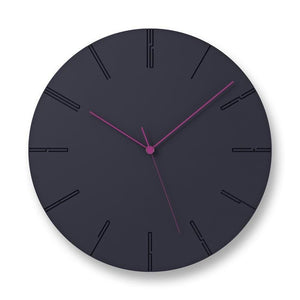 Clocks Carved II Black -