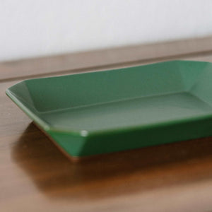 Dinnerware Emerald Origami Plate -