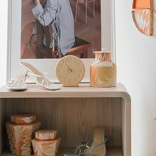 Cargar imagen en el visor de la galería, Tabletop Decor Hexagon Jar Orange - Large