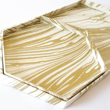 Cargar imagen en el visor de la galería, Tabletop Decor Hexagon Tray Gold -