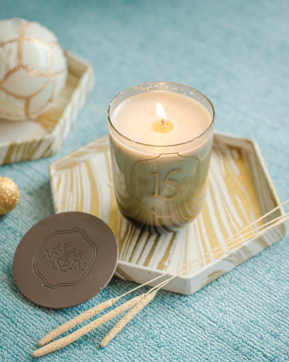 Cargar imagen en el visor de la galería, Tabletop Decor Hexagon Tray Gold -