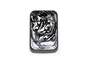 Dinnerware Marble Enamel Baking Dish Black - Small