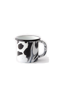 Dinnerware Marble Enamel Mug Black -