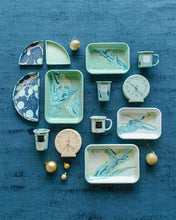 Load image into Gallery viewer, Dinnerware Marble Enamel Tumbler Mint -