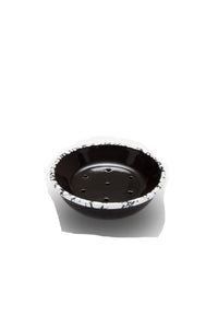 Tabletop Decor Monochrome Enamel Soap Dish Black -