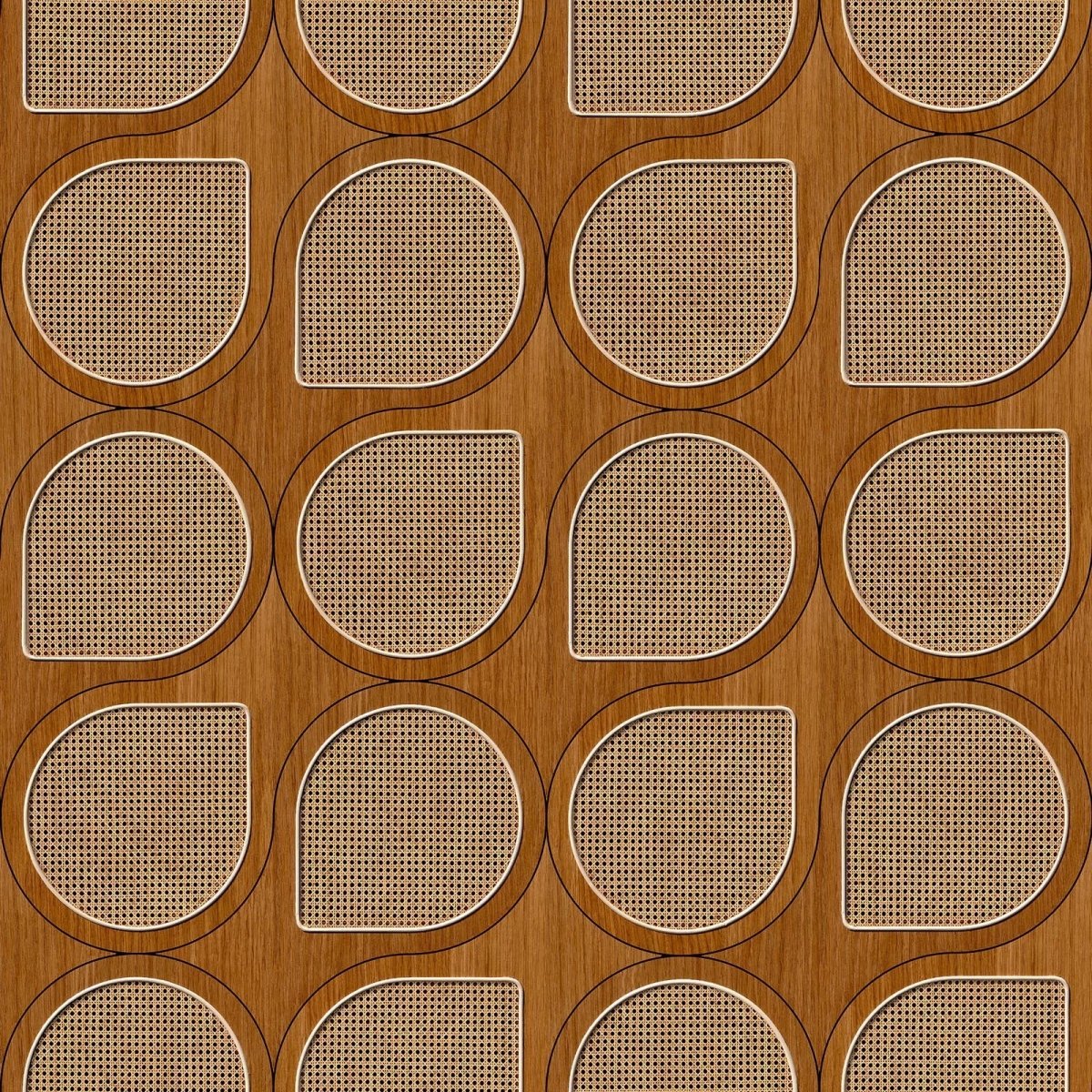 Load image into Gallery viewer, Wallpaper Rattan Webbing Drops -
