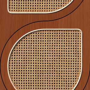 Wallpaper Rattan Webbing Drops -
