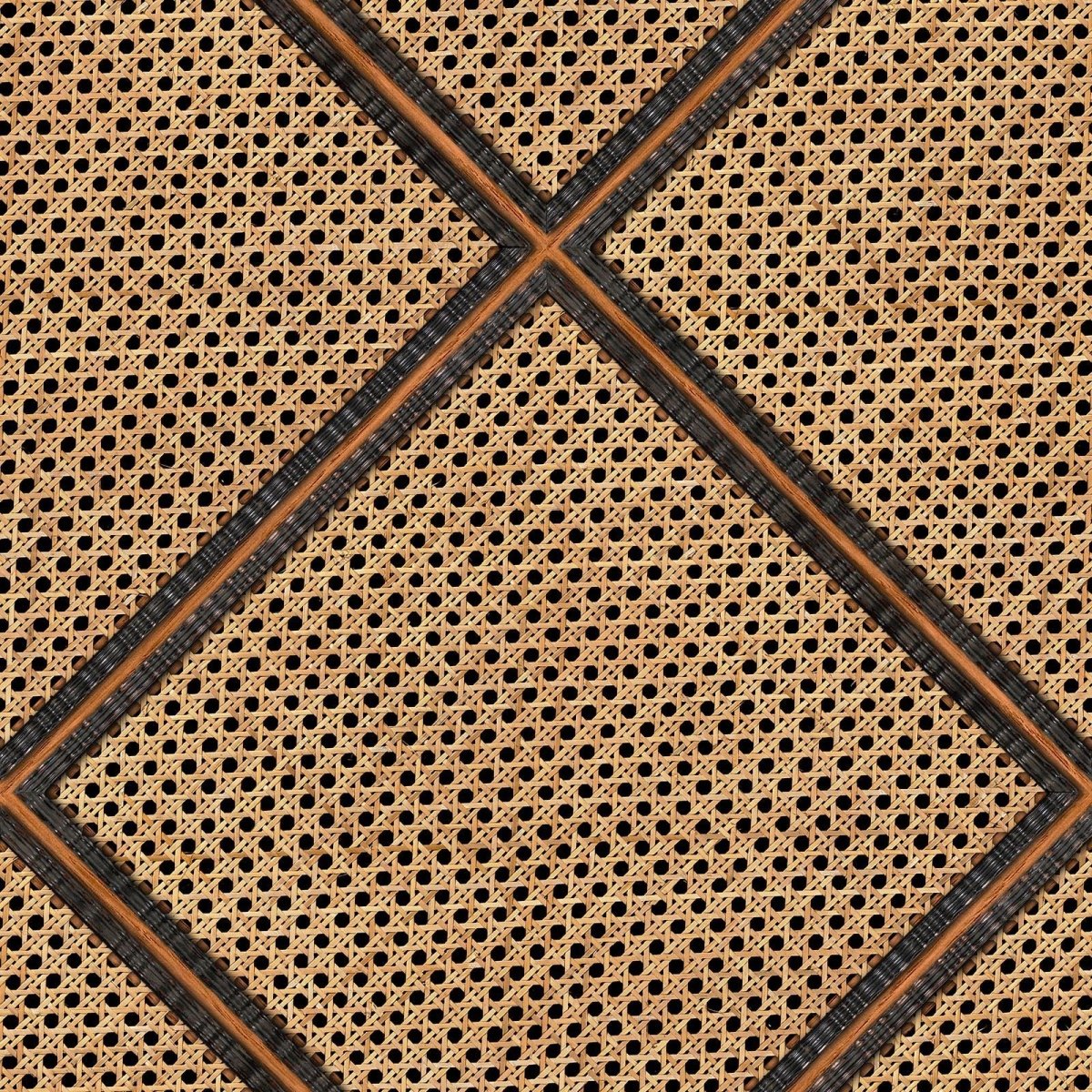 Load image into Gallery viewer, Wallpaper Rattan Webbing Natural Framed -