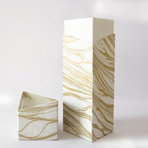 Tabletop Decor Rectangular Wine Box Gold -