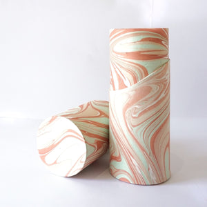 Tabletop Decor Round Wine Box Blush Mint -