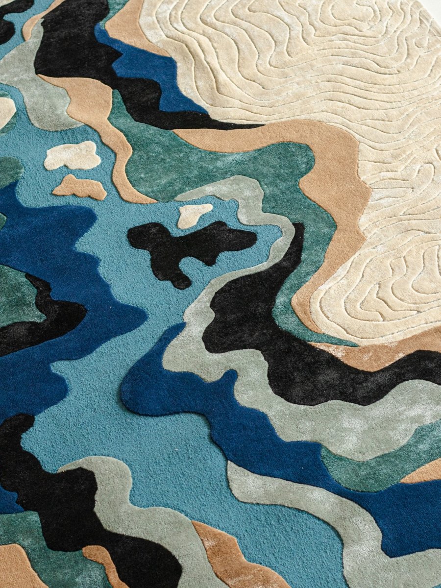 Load image into Gallery viewer, Rugs Custom Flux N°3. Contemporary Rug - 160 x 230 cm