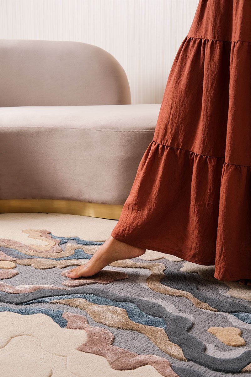Custom Colour Flux Designer Rug | Living DNA Singapore