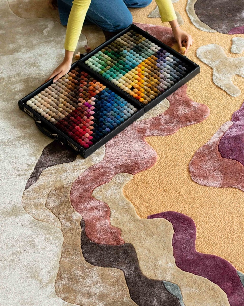 Load image into Gallery viewer, Rugs Custom Flux N°4. Contemporary Rug - 160 x 230 cm