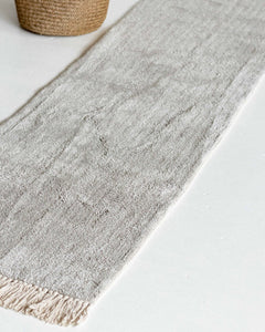 Rugs Dream Grey Runner Rug - With Tassels