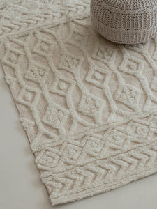 Rugs Facet Cotton & Wool Rug - 120 x 180 cm