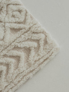 Rugs Facet Cotton & Wool Runner Rug - 60 x 200 cm
