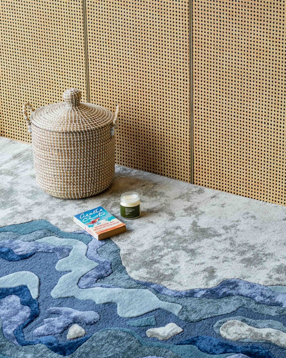 Flux Grey Sapphire Modern Rug 200 x 300cm | Living DNA SG