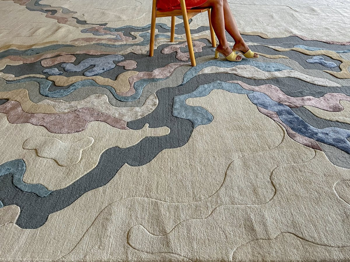 Load image into Gallery viewer, Rugs Flux N°4. Centre Accent Rug [Custom] - 160 x 230 cm