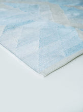Load image into Gallery viewer, Rugs Geometric Aqua Recycled PET Rug - 120 x 180 cm