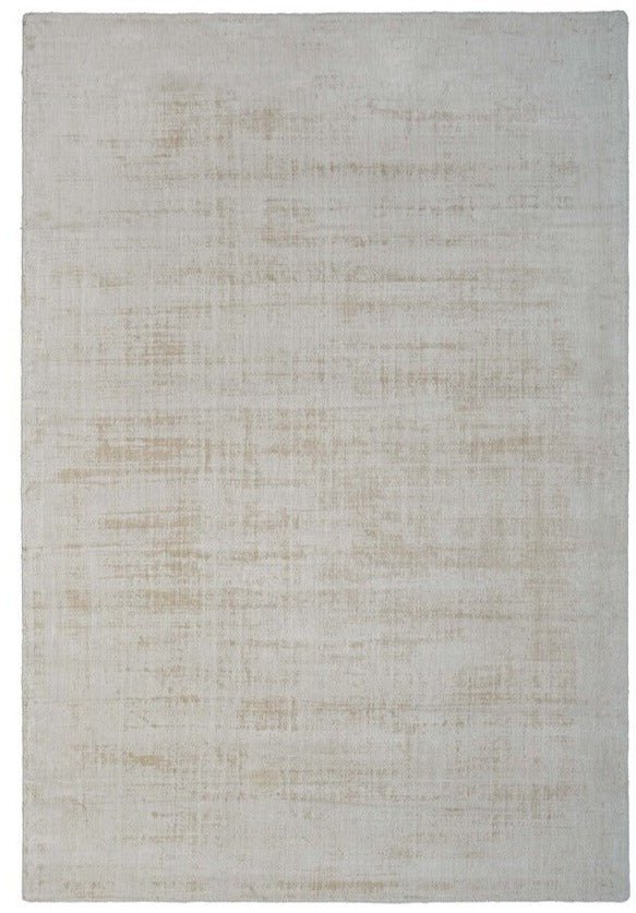 Lithe Cream Solid Handloom Rug for Living Room, Bedroom, Lounge