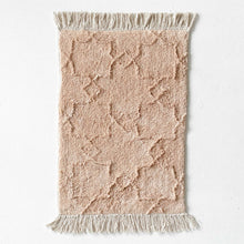 Load image into Gallery viewer, Rugs Memphis Beige Rug Bath Mat - With Tassels