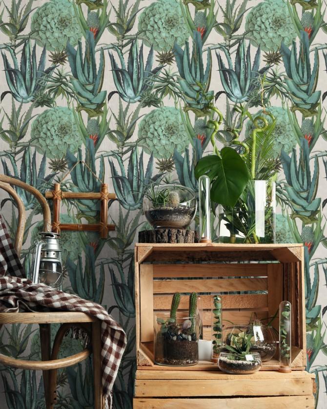 Wallpaper Succulentus Wallpaper (Clearance) -