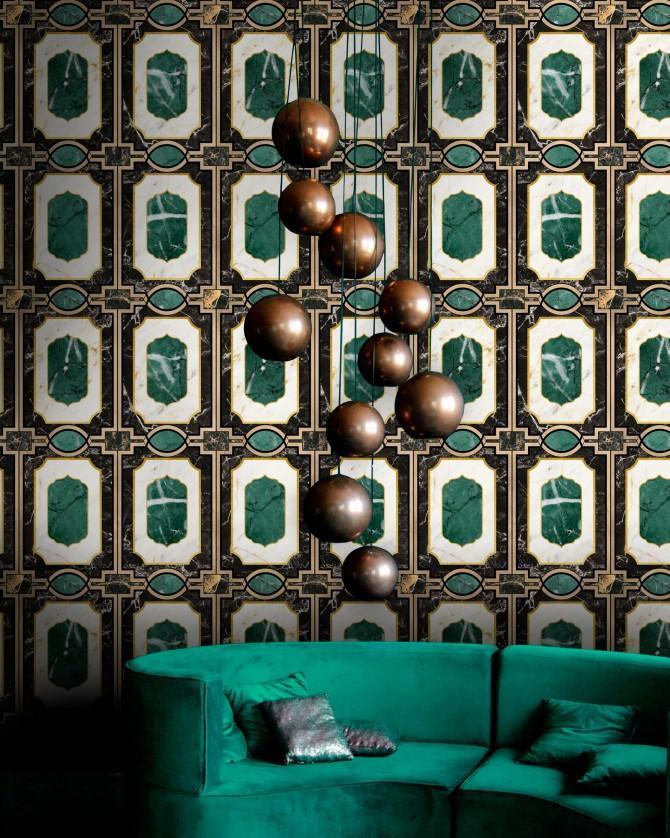 Wallpaper Waldorf Emerald -